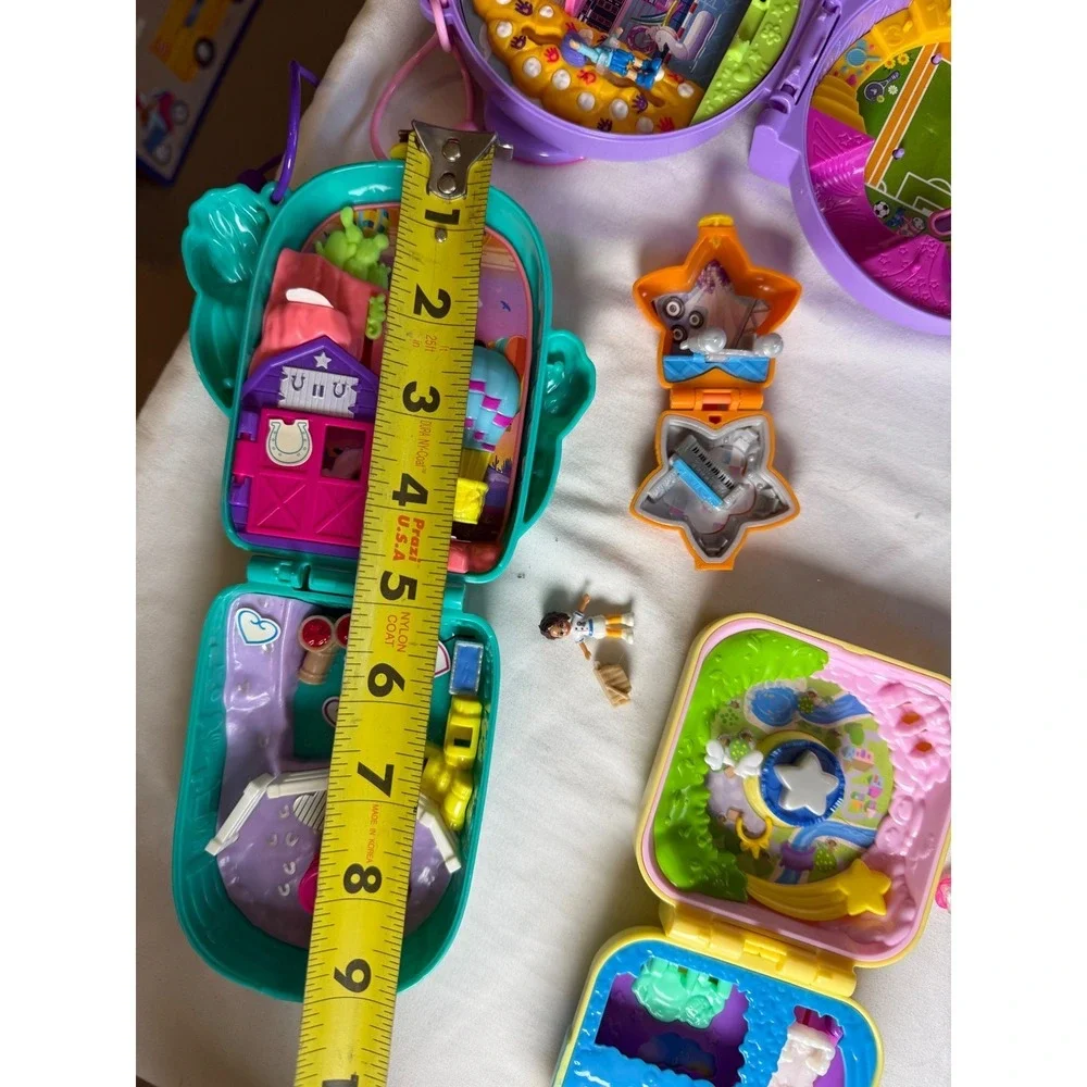Polly Pocket Compact Lot Cactus Ranch Soccer Ball Gift Box Star Playsets Mattel